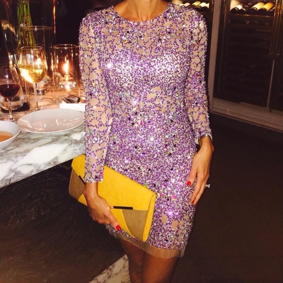 Jovani Dresses | Sexy See Through Sequin Dress | Color: Purple | Size: 2 | Dianeletianale's Closet